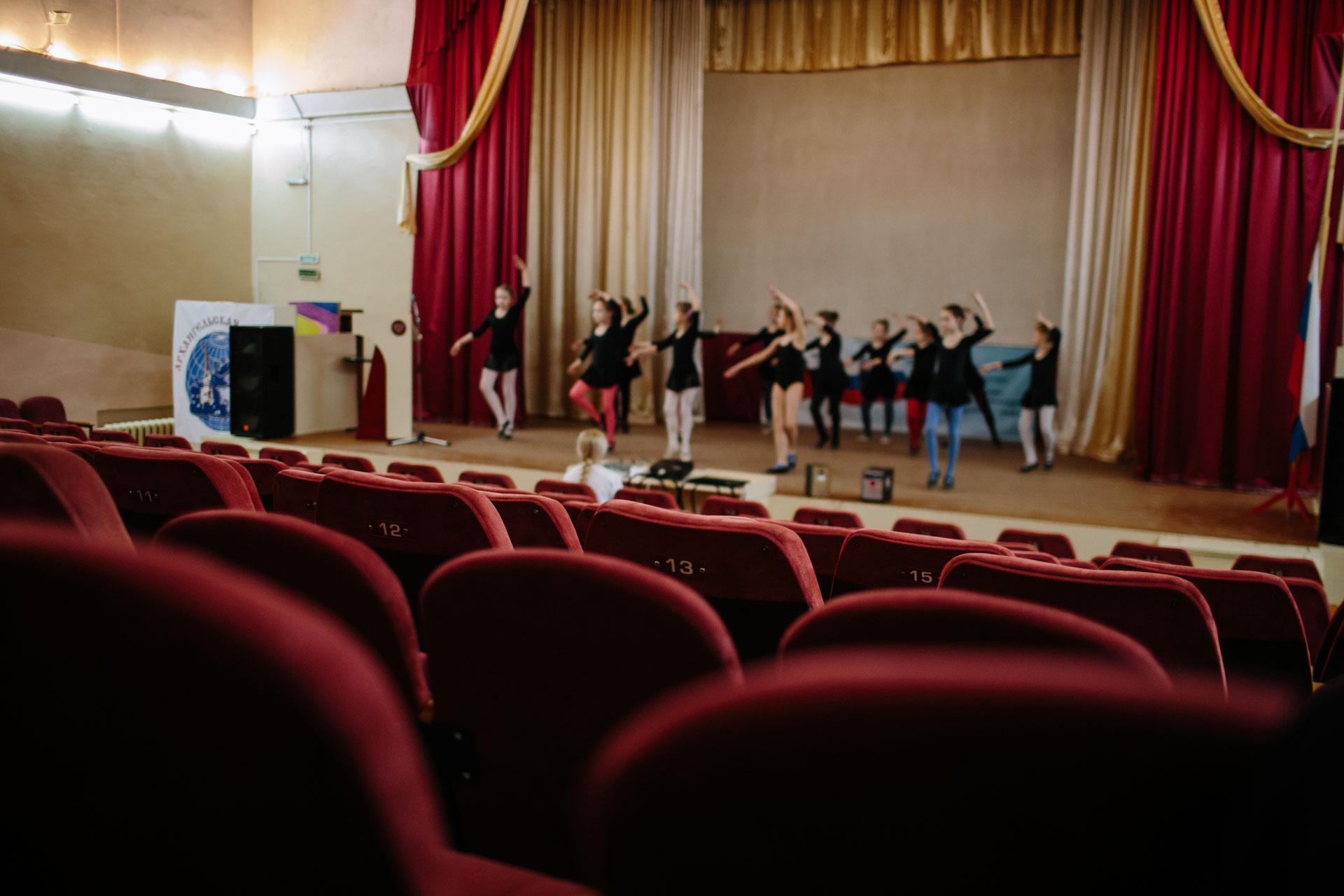 На репетициях студии классического балета в Вельске